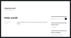 Desktop Screenshot of cosechalocal.org
